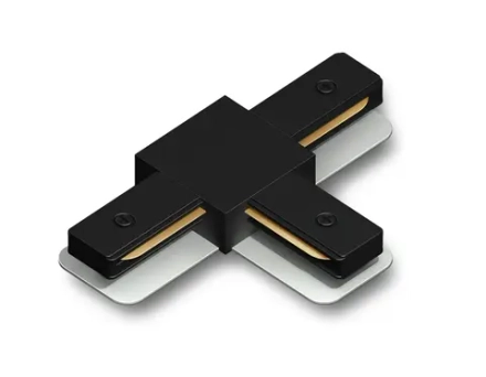 Коннектор Т-образный для однофазного шинопровода Standard 220V GL7168 BK черный 105*70*20