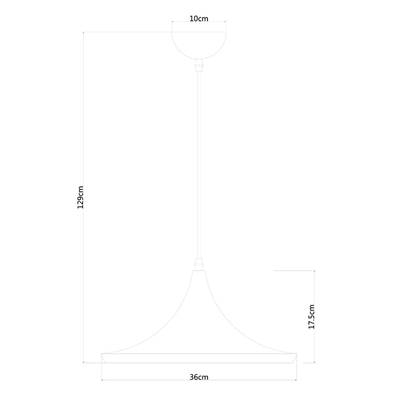 Подвесной светильник Arte Lamp CAPPELLO A3406SP-1BK, 1хE27