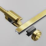 Крепление настенное Wall одинарное удлиненное Flarity латунь, TRA155CW-SL1-BS. TM Maytoni