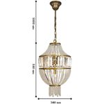 Подвесная люстра Ancient 1086-4P. ТМ Favourite