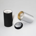 Светильник накладной SP-POLO-R85-1-15W Day White 40deg (Black, White Ring) (Arlight, IP20 Металл, 3 года)