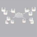 8235/12C COMFI LN25 белый, металл Люстра потолочная LED GX53 12*10W 220V GARETA