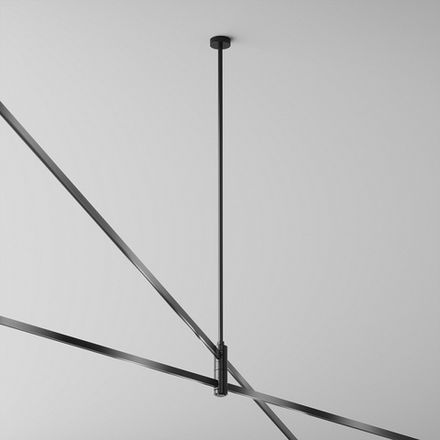 Крепление потолочное Long двойное 700мм Flarity черный, TRA159C-D1-B. TM Maytoni