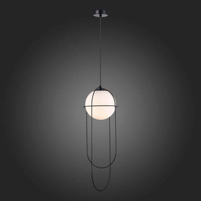 SL1189.403.01 Подвес ST-Luce Черный/Опал E27 1*60W