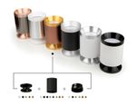 Корпус светильника накладной для насадок D60mm C6304 SCF кофе песок D60*H60mm MR16 GU5.3