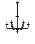 SL1114.403.06 Люстра подвесная ST-Luce Черный E14 6*40W