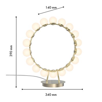 Настольная лампа Helmet 4590-1T. ТМ Favourite
