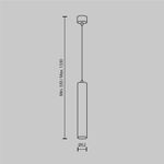Подвесной светильник Focus LED 4000K 12W 40°, P072PL-L12W4K-BS. TM Maytoni