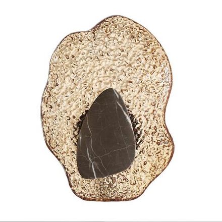 5461/12WLA L-VISION ODL_EX26 черный/янтарный/коричневый/металл/стекло/мрамор Настенный светильник LED x 12W 3000K CORALLA