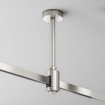 Крепление потолочное Short одинарное 138мм Flarity платина, TRA156C-SL1-PT. TM Maytoni