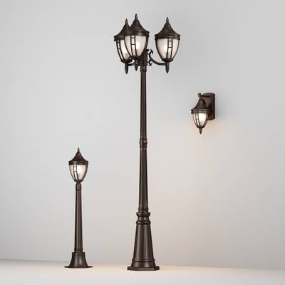 Садово-парковый светильник Rivoli E27х3, IP44, O026FL-03B. TM Maytoni