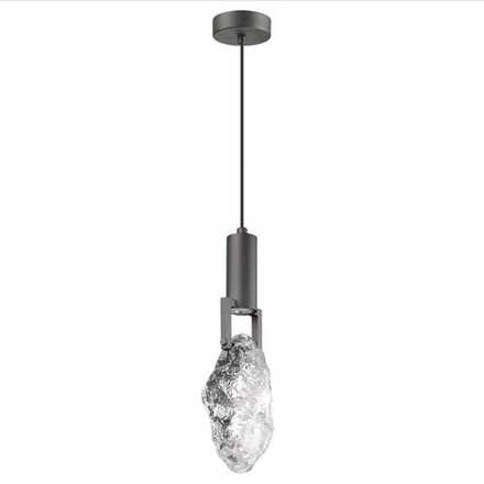 6695/5L MIDCENT ODL24 339 Подвесной светильник брашир. черный/металл/стекло IP20 LED 5W 200Лм 3000K LIA