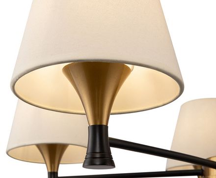 Люстра Perfetto FR5098PL-05BBS, E14х5. TM Maytoni