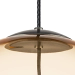 805303 Люстра COLORE 1х8W (led) E27 АЛЮМИНИЙ/КОНЬЯЧНЫЙ Lightstar
