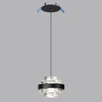 5031/6L L-VISION ODL24 391 чёрный/металл/акрил Подвес LED 6W 4000K 432лм KLOT