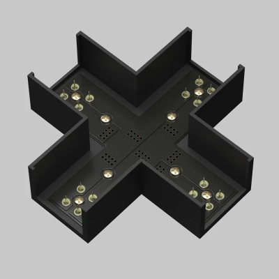 Коннектор питания X-образный Elasity, TRA160CX-11B. TM Maytoni