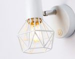 Накладной светильник с выключателем TR8626 WH/CH белый/хром E27 max 40W 115*91*150