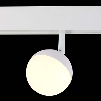 ST358.536.07 Магнитный трековый светильник белый LED 1*7W 3000K 520Lm Ra>80 120° IP20 L120xW90xH192 48V