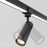 Уличный трековый светильник Фокус / Focus Led Elasity IP 3000К 8Вт 55° черный, O-TR01-1-S-8WB3K. TM Maytoni