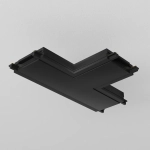 Коннектор питания T-образный Radity черный, TRA084CT-11B. TM Maytoni