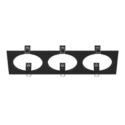 217837 Рамка INTERO 111 Triple QUADRO ЧЕРНЫЙ Lightstar