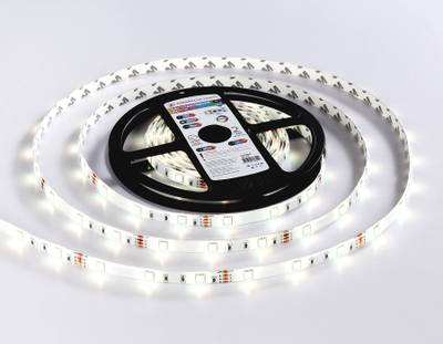 Светодиодная лента RGB GS2301 5050 30Led/ 7.2W m/ 12V IP65 RGB/ 5000*10*2.87mm/ кратность резки 100mm (4 конт.)