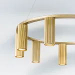 718093 Люстра ROMA 9х28W GU10 (led) CHAMPAGNE GOLD Lightstar