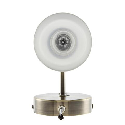8100/1W COMFI LN26 106 бронза/белый металл/стекло Бра Е14 1*40W 220V MAVE