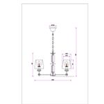 Подвесная люстра Arte Lamp BROCCA A4093LM-5AB, 5хE14