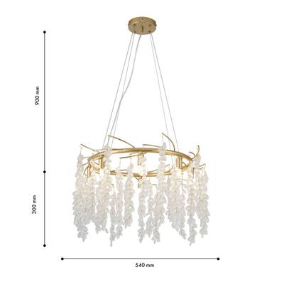 Подвесная люстра Desmi 4108-8P. ТМ Favourite