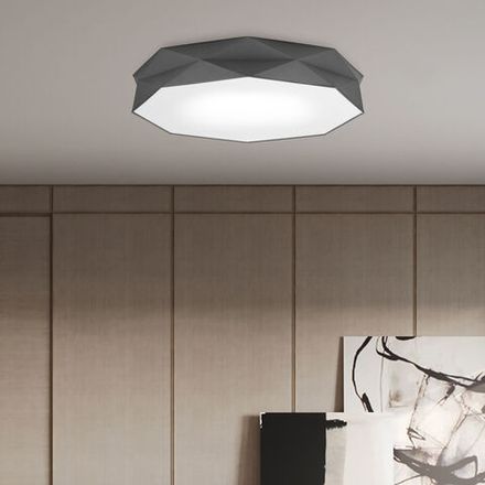 Потолочный светильник с тканевым абажуром 4223 Kantoor Graphite