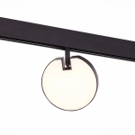 ST359.436.15 Магнитный трековый светильник Черный LED 1*15W 3000K 760Lm Ra>80 120° IP20 L150xW28xH211 48V
