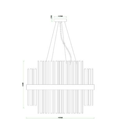 Подвесная люстра Arte Lamp MONTREAL A1034SP-12CC, 12хE14