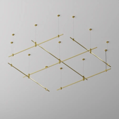 Шинопровод 2 м Flarity латунь, TRX154-112BS. TM Maytoni