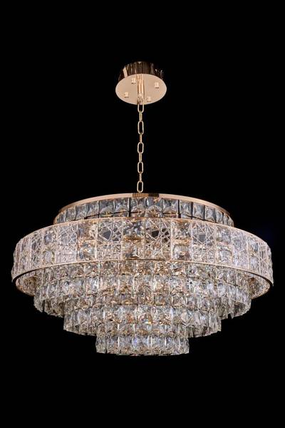 Люстра подвесная Majeste Gold FL1060-21P, E14х21