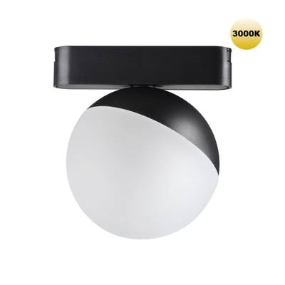 359262 SHINO NT23 194 черный Трековый светильник для низковольтного шинопровода IP20 LED 10W 48V 800Лм 3000К SMAL