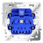 VLS040301 Розетка встраиваемая VOLTUM S70 с заземлением, защитными шторками и крышкой 16А, (белый глянцевый). (ТМ Maytoni)