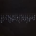 Новогодняя гирлянда бахрома белый 1,8*0,5м IP20 100-001 белый, LED