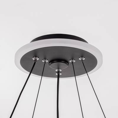Citilux ТRIO CL215B061E LED Люстра подвесная с пультом Чёрная