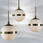 813111 Подвес GLOBO 1х40W E14 electroplating bronze/white Lightstar