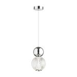 5007/7L L-VISION ODL23 589 хром/прозрачный/металл/акрил Подвес LED 7W 4000K 350Лм CRYSTAL