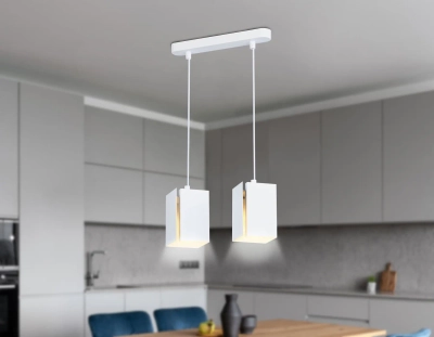 Светильник подвесной TN5131/2 WH белый E27/2 max 40W 260*80*1150