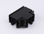 Коннектор Т-образный для корпуса в натяжной потолок Magnetic 220V 140*100*61 GL1044 BK черный