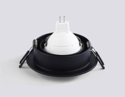 Светильник встраиваемый TN102724 BK черный GU5.3 92*92*23
