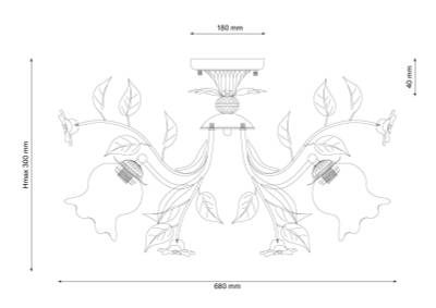 Люстра Lucia Tucci Fiori di rose 114.6