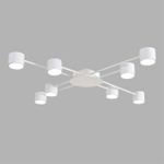 8305/8C COMFI белый, металл/акрил Светильник потолочный GX53 LED 8*7W 220V BENUA