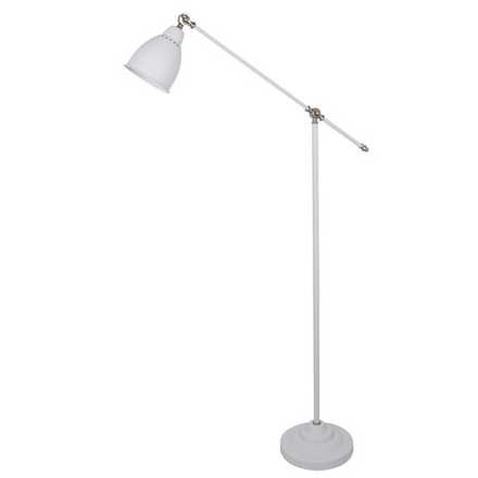 Торшер Arte Lamp BRACCIO A2054PN-1WH, 1хE27