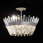 Citilux Вестерос CL307160 Люстра хрустальная потолочная Хром