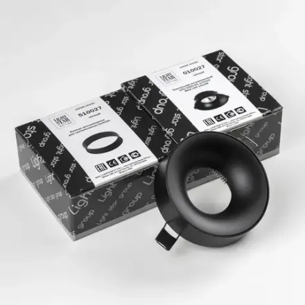 L01002727 Светильник LEVIGO MR16/HP16 ЧЕРНЫЙ МАТОВЫЙ (010027+510027)