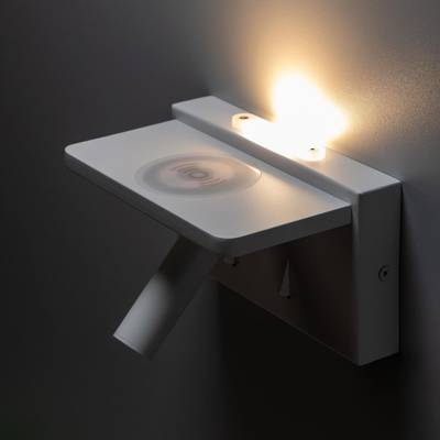 Citilux Декарт CL704370 LED USB QI Светильник поворотный Белый